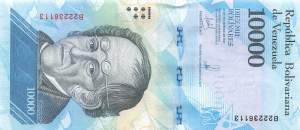 10000 Bolivares 2017